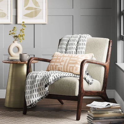 Dash Kantha Solid Throw Blanket Black - Threshold™ 3 Dash Kantha Solid Throw Blanket Black - Threshold™