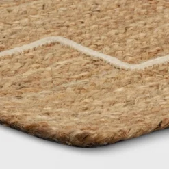 5'x7' Braided Area Rug Light Brown/Ivory - Threshold™ -Decor House GUEST e97e8945 3720 4895 835b 5728bcdd5b6f