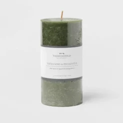 Pillar Candle Water Mint & Eucalyptus Green - Threshold™ -Decor House GUEST eb62ccc5 3893 4d1a adca 151ee7e678f3