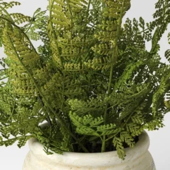 Artificial Small Fern In Cement Pot Green - Threshold™ Designed With Studio McGee -Decor House GUEST ece893f7 e628 400f 8269 3d5e00ba3682