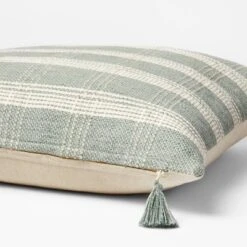 Woven Plaid Throw Pillow With Tassel Zipper - Threshold™ Designed With Studio McGee -Decor House GUEST f0347132 f80f 4dac 84d2 18214a07c267