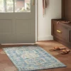 2'3"x3'9" Washable Persian Style Medallion Accent Rug Blue - Threshold™ -Decor House GUEST f09023a2 d7dc 4235 80c5 cc6d08888f66