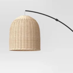 Addison Arc Floor Lamp With Natural Rattan Shade - Threshold™ -Decor House GUEST f0a65e9b 915e 44cf b86d b7a12da8e8a2