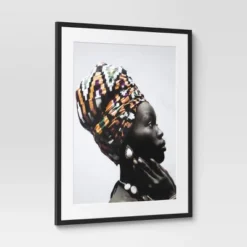 24" X 30" 2pc Cultural Framed Wall Posters - Threshold™: Modern Art Lithograph, Black Frame -Decor House GUEST f256ac93 67a9 4846 8962 8b5e12c76eb1