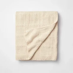 Grid Knit Throw Blanket - Threshold™ Designed With Studio McGee -Decor House GUEST f49e1612 4350 4f2e a1df c4d091023d34