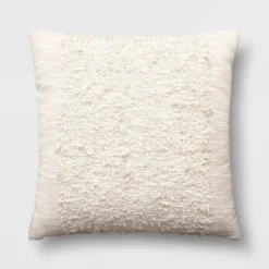Textural Solid Square Throw Pillow - Threshold™ -Decor House GUEST f94a454f 688c 4595 82fe 2525b3a6f81a