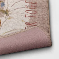 1'8"x2'10" Washable 'Better Together' Accent Rug Tan - Threshold™ -Decor House GUEST fd546fae 3585 4bd6 ab76 c512fcd7f90f