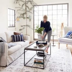 60"x16" Tripod Floor Lamp Oak Tone Wooden Finish - Threshold™: Elegant Standing Lighting, 3-Way Switch, UL Listed -Decor House GUEST fe1075c2 4d1c 429b 900a 279c6d7121c1 1